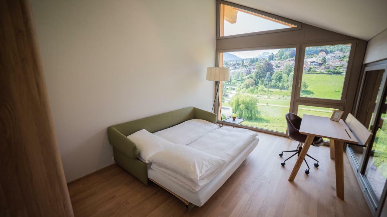 Seaside-Lodge, Top Apartment Spiez Kültér fotó